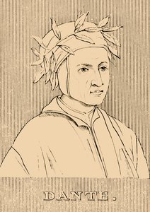 Dante, c1265-1321, 1830. tekijältä Unbekannt