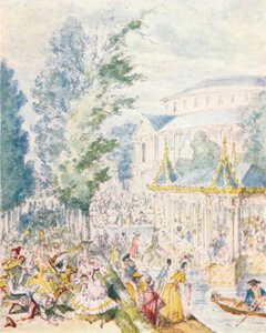 Päivän naamiaiset Ranelagh Gardensissa, 1842, 1903. tekijältä Unbekannt