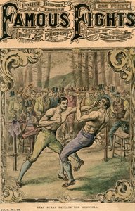 Kuuro Burke voitti Tom OConnellin, 1837 1800-luvun lopulla tai 1900-luvun alussa tekijältä Unbekannt