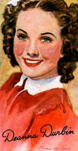 Deanna Durbin, 1921-1999, laulaja ja näyttelijä Hollywood-elokuvissa 1930- ja 1940-luvuilla, 1900-luku tekijältä Unbekannt
