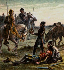 Richard Kolmannen kuolema, 1485, c1850 tekijältä Unbekannt