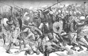 Eversti Burnaby kuoli vuonna 1885 tekijältä Unbekannt