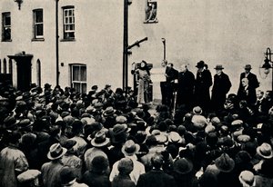 Äänestyksen julistaminen Eppingissä, 1924, 1945. tekijältä Unbekannt
