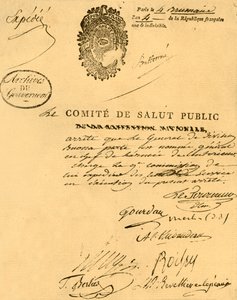 Kansanterveyskomitean asetus, 26. lokakuuta 1795, 1921. tekijältä Unbekannt