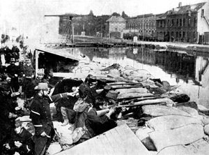 Antwerpenin pääväylän puolustaminen, ensimmäinen maailmansota, 1914 tekijältä Unbekannt
