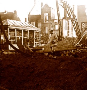 Deinzen asema, Flanderi, Belgia, c1914-c1918 tekijältä Unbekannt