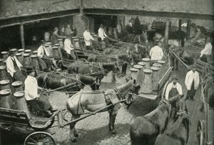 Toimituspakettiautot alkaen Messrs, Freeth and Pococks Central Depotista Vauxhallissa, 1902. tekijältä Unbekannt