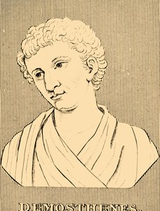 Demosthenes, 384-322 eKr., 1830. tekijältä Unbekannt