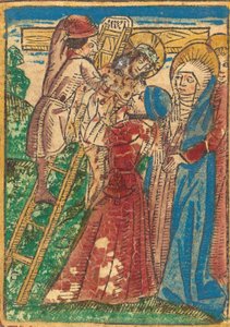 Laskeutuminen ristiltä, n. 1490. tekijältä Unbekannt