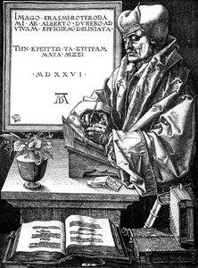Desiderius Erasmus, hollantilainen kirjailija, tutkija ja humanisti, 1893 tekijältä Unbekannt