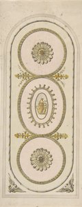 Suunnittelu paneelille, 1748-92. tekijältä Unbekannt