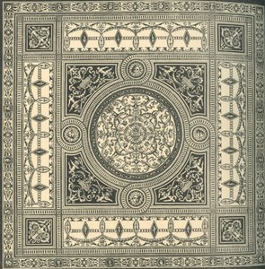 Suunnittelu kattoon, 1860-luku, 1881. tekijältä Unbekannt