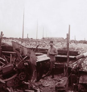 Destruction, Carency, Pohjois-Ranska, c1914-c1918. tekijältä Unbekannt