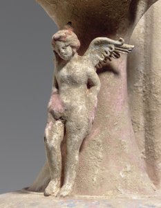 Yksityiskohta Canosan polychrome pottery oinochoe, Apulia, c. 3. vuosisadan alku eKr. (keraaminen) tekijältä Unbekannt