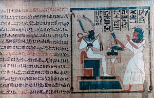 Yksityiskohta muinaisesta egyptiläisestä kuolleiden kirjasta tekijältä Unbekannt