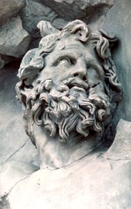 Yksityiskohta Pergamon-alttarin suuresta friisistä, 180-159 eaa tekijältä Unbekannt