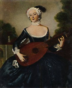 Suosikkisisko Friedr. D. Gr. 1709-1758. - Pesnen maalaus, 1934. tekijältä Unbekannt