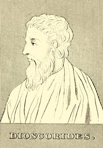 Dioscorides, 40-90 jKr., 1830 tekijältä Unbekannt