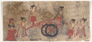 Disputations on a Chariot, 1650-60. tekijältä Unbekannt