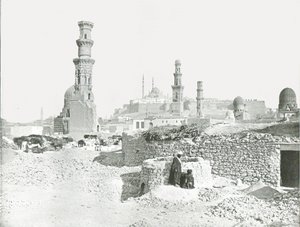 Kaukainen näkymä Citadelille, Kairo, Egypti, 1895. tekijältä Unbekannt