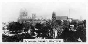 Dominion Square, Montreal, Kanada, 1920-luku tekijältä Unbekannt