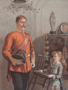 Älä liiku, julkaisusta The Graphic Christmas Number, 1. joulukuuta 1884. tekijältä Unbekannt