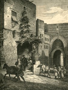 Mamelukien ovi, Citadel, Kairo, 1890. tekijältä Unbekannt