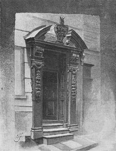 Doorway, Painter Stainers Hall, 1890 tekijältä Unbekannt