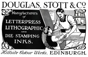 Douglas Stott & Co:n mainos, 1910 tekijältä Unbekannt
