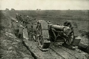 Aseiden vetäminen uusiin etenemisasemiin, 1919. tekijältä Unbekannt