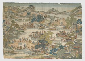 Lohikäärmevenefestivaaliesitys, 1700-1800-luku. tekijältä Unbekannt