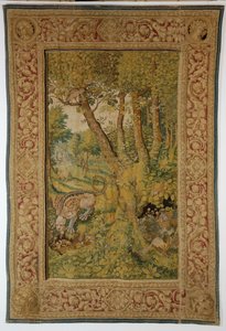 Lohikäärme syö munia Tapestry, 1600-luvun puoliväli. tekijältä Unbekannt