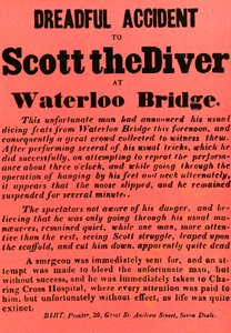 Kauhea onnettomuus Scott the Diverille Waterloo Bridgellä, 1841, 1948. tekijältä Unbekannt