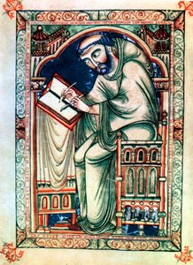 Eadwine the Scribe, noin 1100-luvun puolivälissä tekijältä Unbekannt