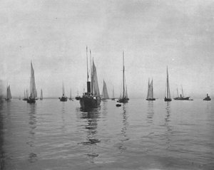 Early Morning on New York Bay, USA, 1900. tekijältä Unbekannt