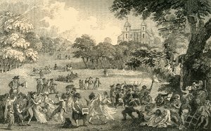 Pääsiäismaanantai Greenwich Parkissa, vuonna 1878. tekijältä Unbekannt