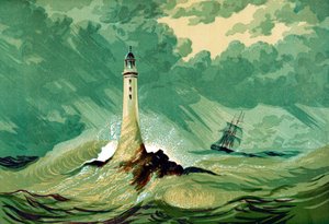 Eddystonen majakka, 1850 tekijältä Unbekannt