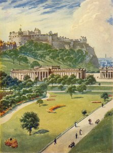 Edinburghin linna vuonna 1948. tekijältä Unbekannt