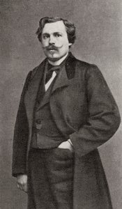 Edmond de Goncourt, ranskalainen kirjailija, 1868 tekijältä Unbekannt