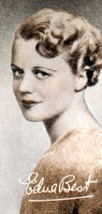 Edna Best 1900-1974, brittiläinen näyttelijä ja näyttelijä, 1935 tekijältä Unbekannt