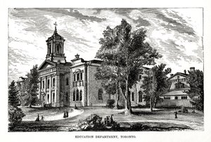 Koulutusosasto, Toronto, Ontario, Kanada, 1800-luku tekijältä Unbekannt