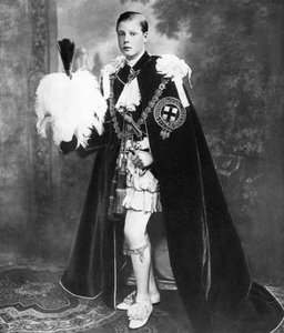 Edward, Walesin prinssi sukkanauhan ritarina, 1900-luvun alku tekijältä Unbekannt