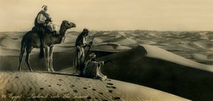 Egypti - Näköala autiomaahan, c1918-c1939. tekijältä Unbekannt