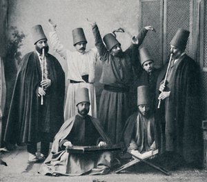 Egyptiläiset tanssivat dervishit, 1912 tekijältä Unbekannt