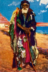 Vanhempi kerjäläinen, Egypti, vuodelta 1928. tekijältä Unbekannt