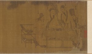 Tyylikäs kokoontuminen Western Gardenissa, Ming-dynastia, 1500-luku. tekijältä Unbekannt