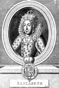 Elizabeth I, Englannin ja Irlannin kuningatar tekijältä Unbekannt