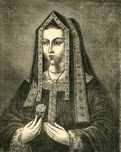 Elizabeth, Henry VII:n vaimo, 1881. tekijältä Unbekannt