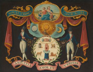Royal Crown Lodgen tunnukset nro 22, 181015. tekijältä Unbekannt