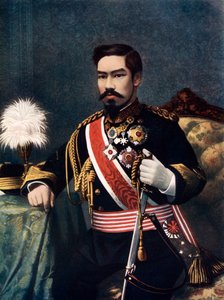 Japanin keisari Meiji, 1800-luvun loppu - 1900-luvun alku tekijältä Unbekannt